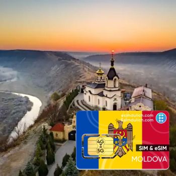 Sim Du Lịch Moldova 15 Ngày Tốc Độ Cao